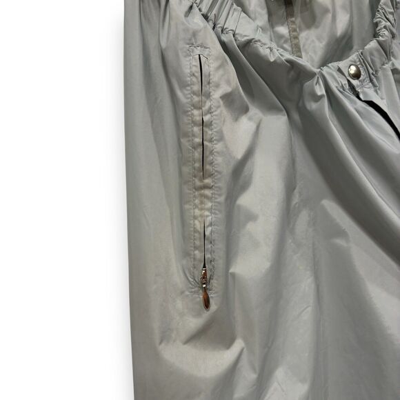 Vintage Pelzer Rainwear Rain Pants Size Large Gray Green Made In The U.S.A. - Picture 7 of 9